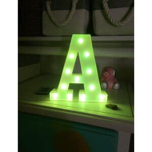 1 pc Colorful LED Marquee Letter Lights with Remote – Light Up Marquee Signs